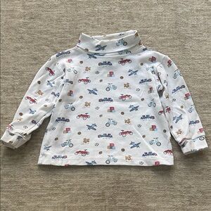 Kids Printed Turtleneck Shirt